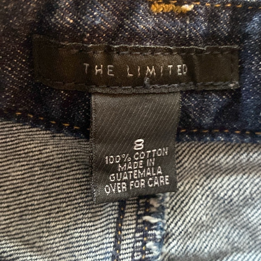 The Limited Blue Pencil Skirt Knee-Length Casual - Picture 3 of 4